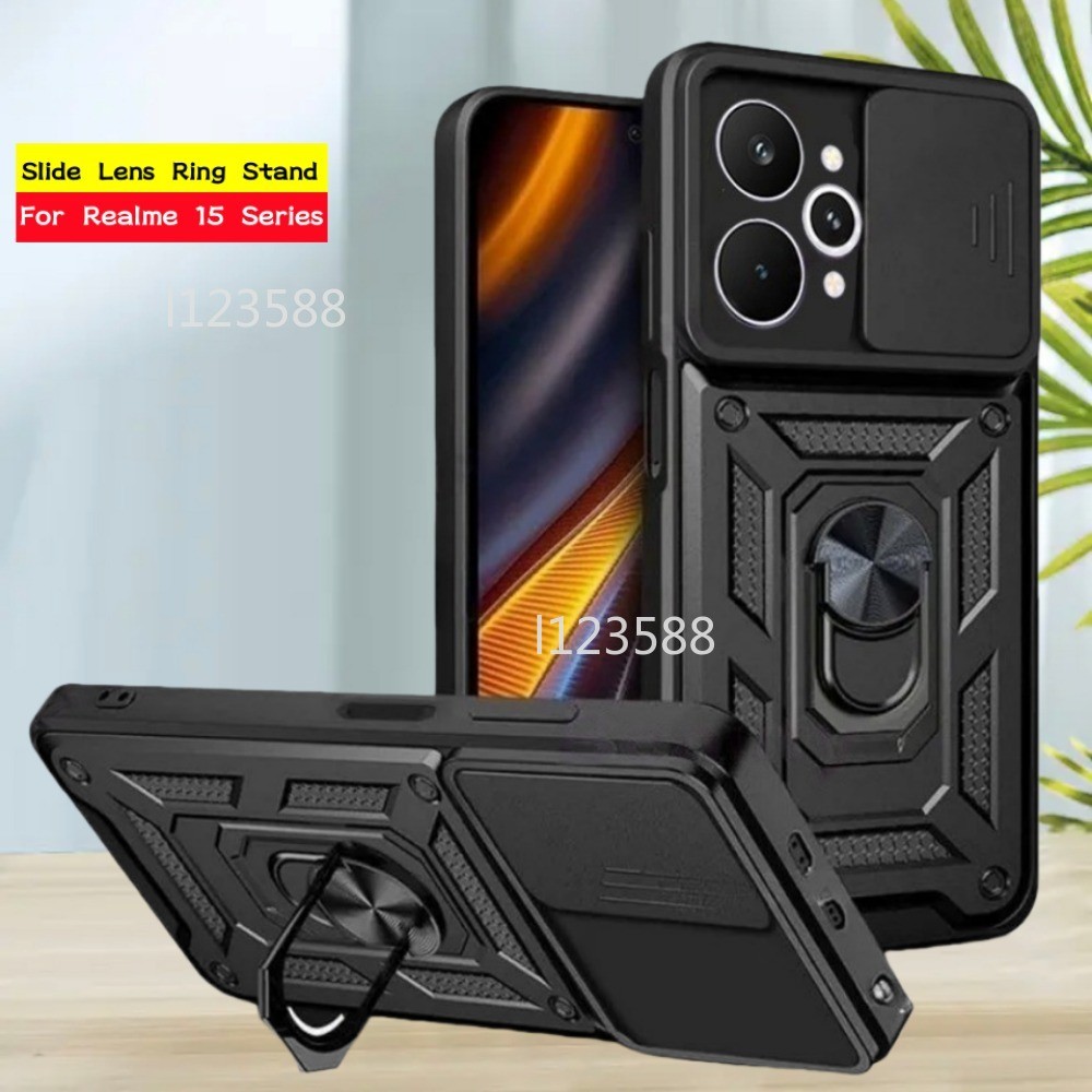 สําหรับRealme15Pro 5GปลอกสําหรับRealme 15 Pro Plus XT 15Pro 15T Realme15 Realme15T 5G 4Gกล้องสไลด์เล