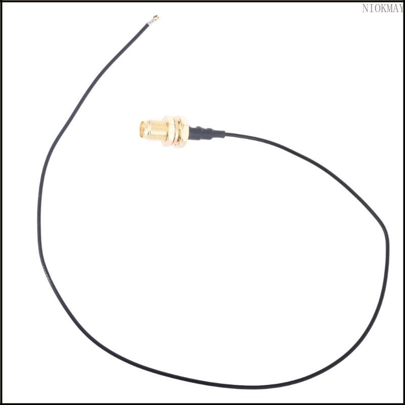 NIOK เสาอากาศสายเคเบิล RPSMA ที่เชื่อถือได้สําหรับการ์ด M 2 WiFi AX200NGW 8265AC 8265NGW