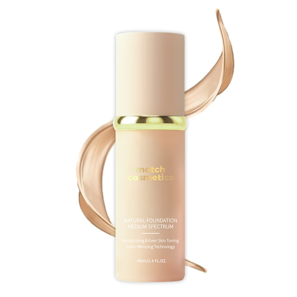 10.16a เครื่องสําอางสเปกตรัมปานกลาง Bionic คอนซีลเลอร์แขวนสี Liquid Foundation 30ml คอนซีลเลอร์ติดทน