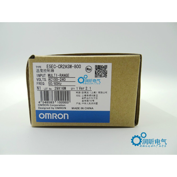 [Omron] เทอร์โมสตัทสไตล์ใหม่ E5EC-CR2ASM-800/E5EC-PR2ASM-800/CX2ASM