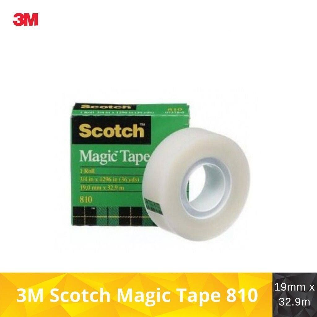 3M Scotch Magic Tape 810 12.7mm หรือ 19mm x 32.9meter