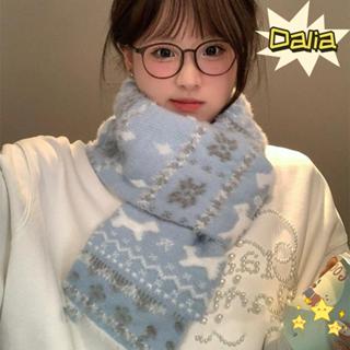 ผ้าพันคอ Damen ลายแมวนุ่มสองด้าน สำหรับผู้หญิง ให้ความอบอุ่น…