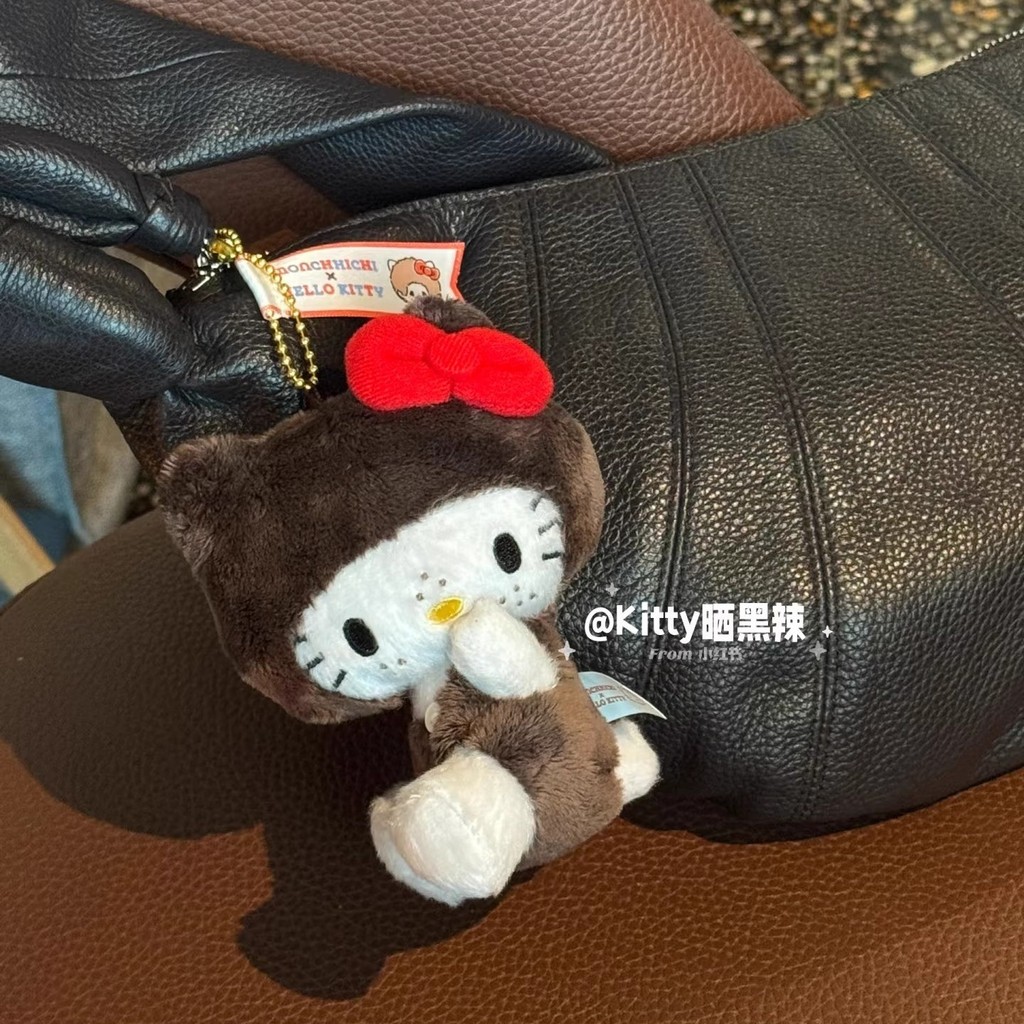 ตุ๊กตาฮัลโลว์คิตตี้ มินิตุ๊กตาพร้อมฝ้ากระ สำหรับคล้องกระเป๋านักเรียน - รูปที่ 7