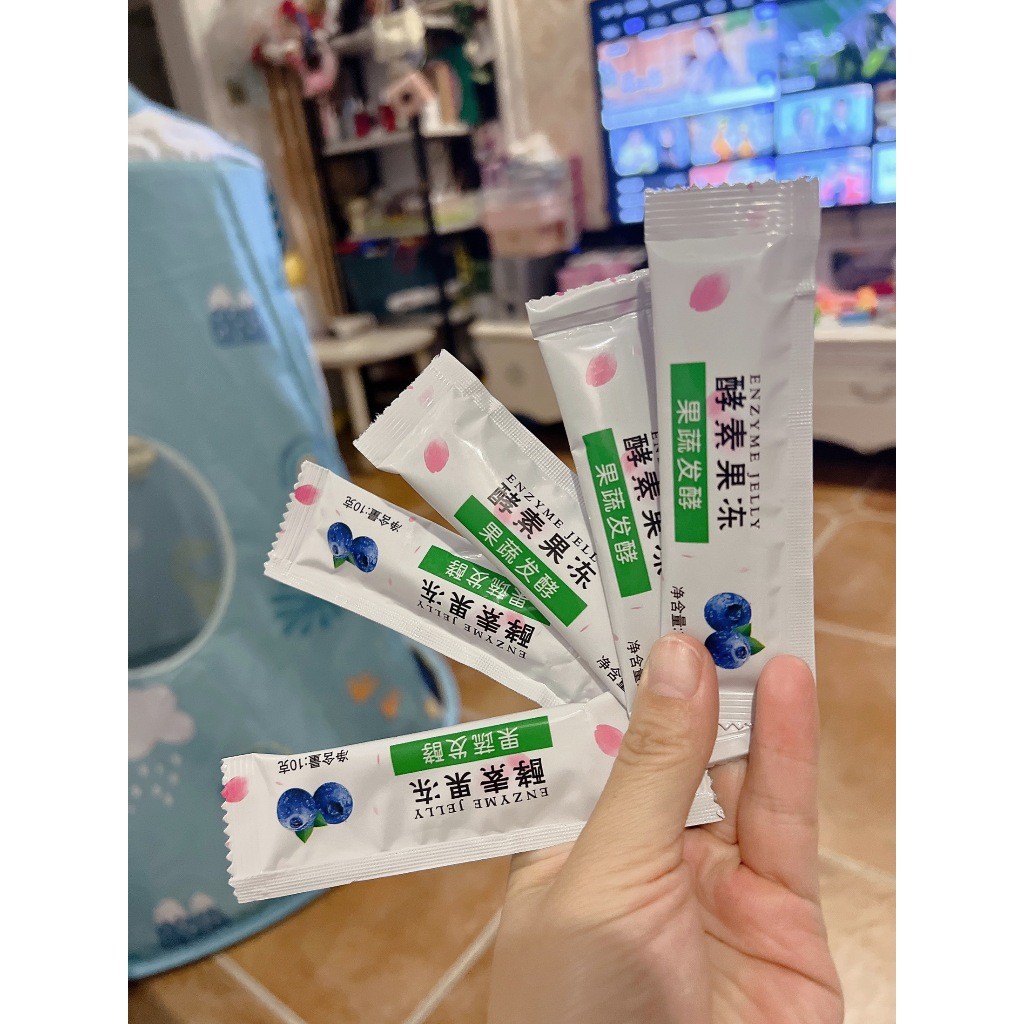 60 ชิ้นเยลลี่ผลไม้และผักเอนไซม์เยลลี่พรีไบโอติกโปรไบโอติกเอนไซม์พลัม35796 DD 666