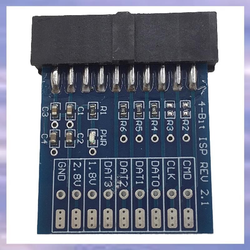 อะแดปเตอร์ใหม่ JTAG , ISP 4-BIT ISP REV 2.1 สําหรับ Easy Jtag Plus Box / เครื่องมือ ESAYJTAG