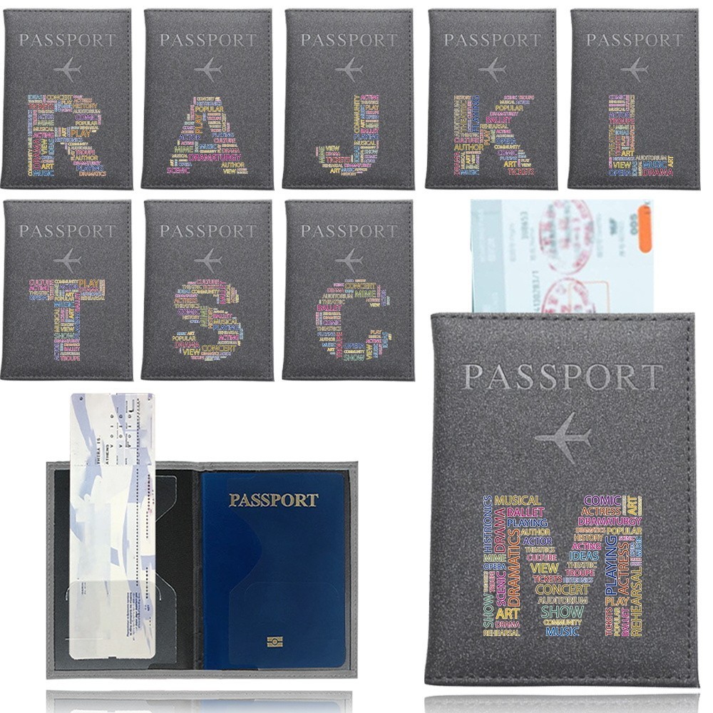 Unisex หนังสือเดินทางบัตรเครดิต Holde นามบัตรหนังสือเดินทางกระเป๋าสตางค์เครื่องบิน Travel Coverr UV 