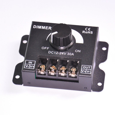 Led DIMMER Soft Hard Light Bar Light Strip DIMMER ความสว่างตัวควบคุม DIMMER ลูกบิด 12 V/24 V30A