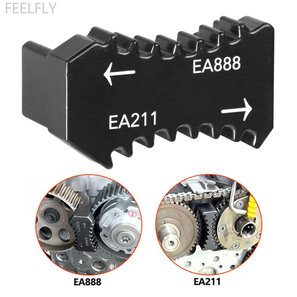 FEELFLY 2 In 1 EA888 EA211 รถซ่อมเครื่องยนต์ Camshaft Timing Gear Tool Pulley Fixing เครื่องมือสําหร