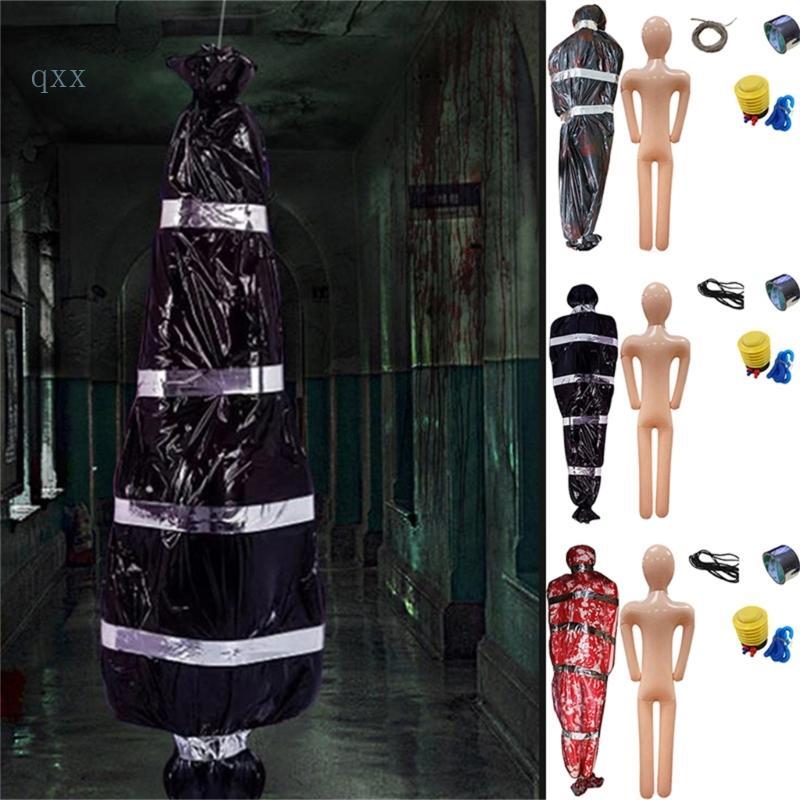 CH * ฮาโลวีน Dead Victim Props ชุดสําหรับตกแต่งฮาโลวีนตกแต่งฮาโลวีน Dead Victim Props น่ากลัวปลอม Co