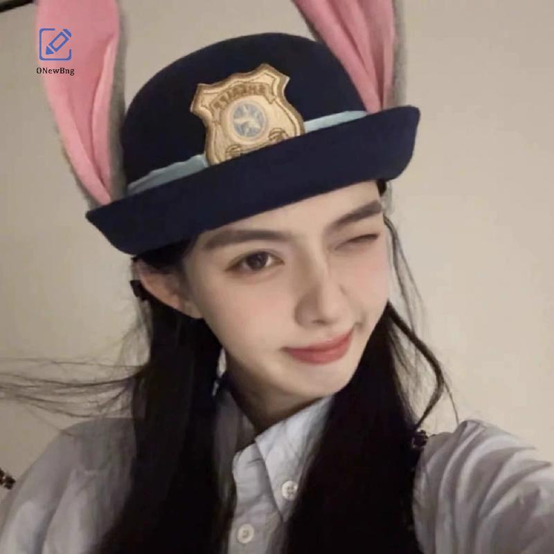 ONew Crazy Animal City Judy กระต่ายหมวกเด็กผู้ใหญ่คอสเพลย์หมวกน่ารัก Headwear ของขวัญวันเกิด Bng