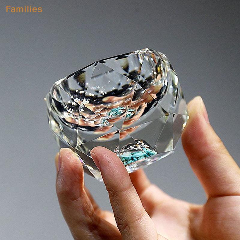 Families> 50ml เพชรตัดคริสตัลเหล้าแว่นตาวอดก้าช็อตแก้วแก้วไวน์แก้ววิสกี้สาเก Spirits Sake Soju ถ้วยชาบรั่นดีดี