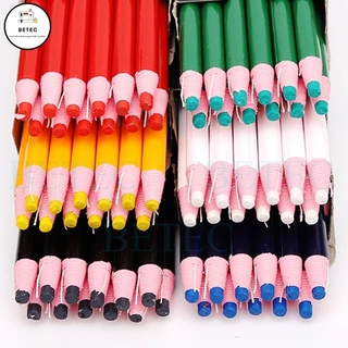 ดินสอสี เขียนผ้า มี6สี ขาว ดำ เเดง เหลือง เขียว ฟ้า ยี่ห้อ:STANDARD(ราคาต่อ1เเท่ง)