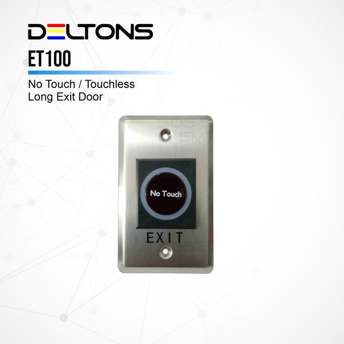 While No Touch Contactless ET200 การควบคุมการเข้าถึงปุ่มทางออก - ET100