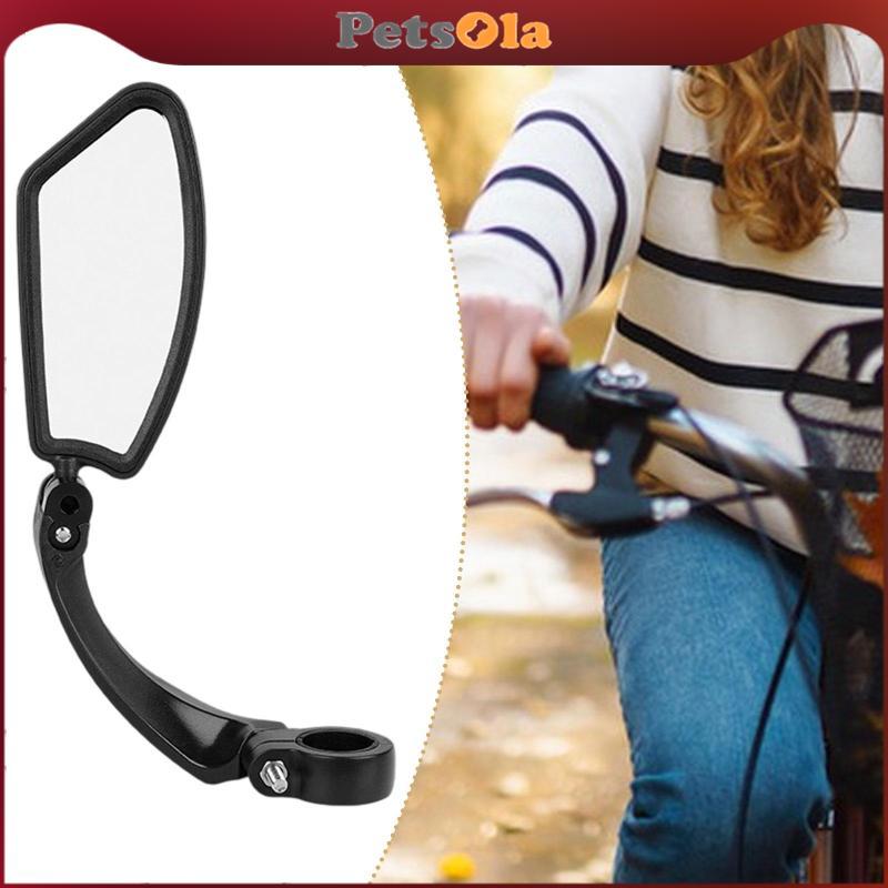 [เล็กกระทัดรัด] กระจกจักรยานมือจับติดกระจกมองหลังจักรยานหมุนได้สําหรับขี่รถจักรยานยนต์ - รูปที่ 4