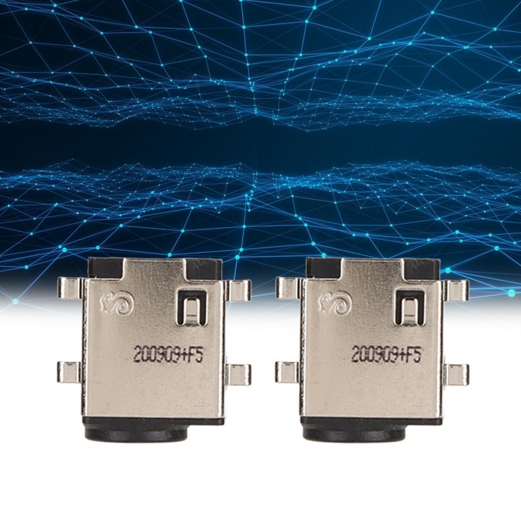 DC Socket Connector สําหรับ Samsung 2pcs วัสดุโลหะ Power Jack พอร์ตชาร์จ NT301V5A A0J NP300E5C