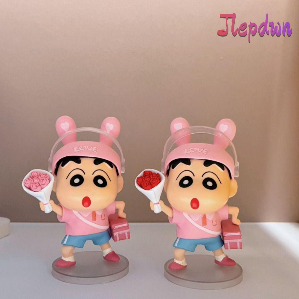 JEPDWN ส่งดอกไม้ Crayon Shin-Chan, การจัดส่งผู้ชาย 12 ซม.เครื่องประดับ Crayon Shin-Chan, Nohara Shin