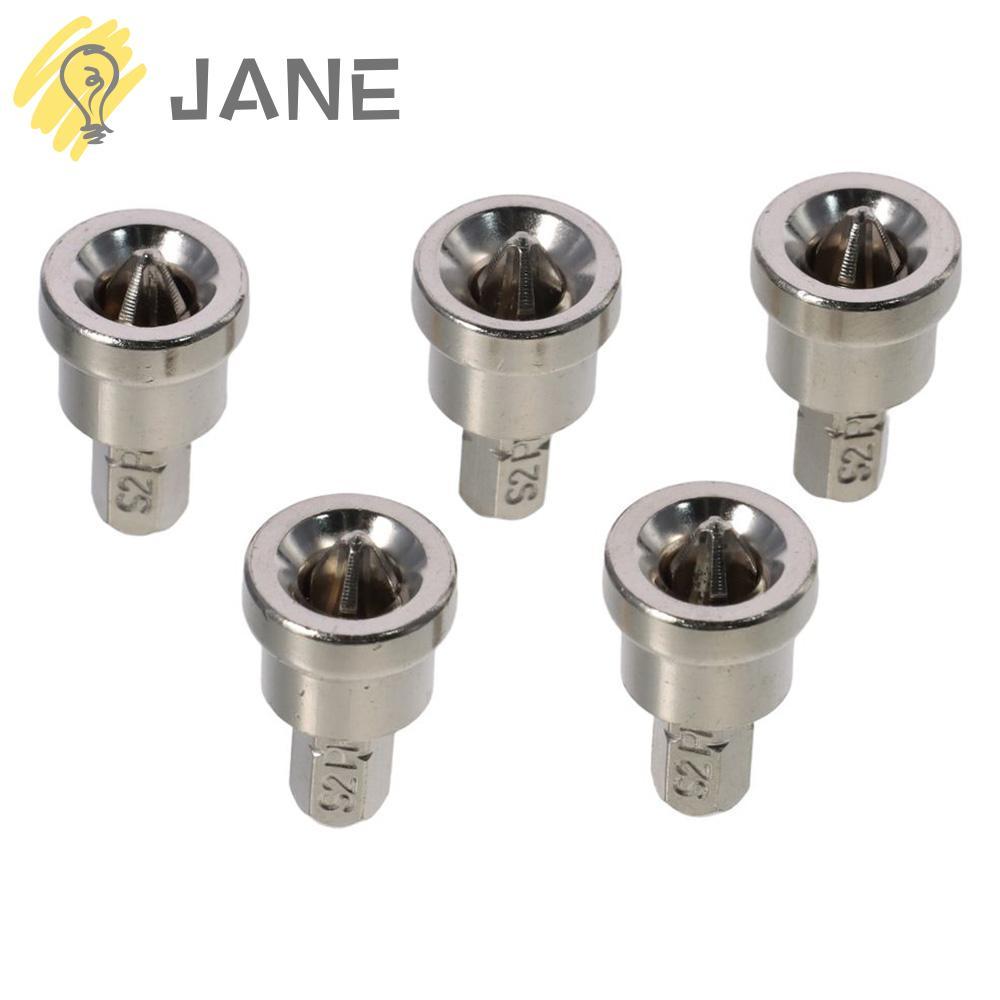 JANE Drywall Dimpler Bit, PH2 Steel Drywall Screw Bit, Drywall เครื่องมือ 50 มม./25 มม. Drywall สกรู