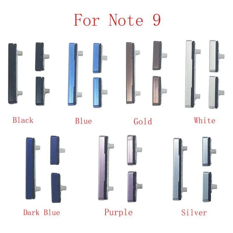 Note9 บนปุ่มด้านข้างสําหรับ Samsung Galaxy หมายเหตุ 9 N960F ปุ่มปรับระดับเสียงสวิทช์ควบคุม 3 ชิ้น