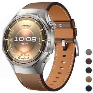22 มม.สายหนังสําหรับ Huawei GT 6 GT6 Pro 46 มม.GT5 GT4 46 มม.นาฬิกา 5 สายรัดข้อมือแบบนุ่มสําหรับนาฬิกา Huawei Ultimate