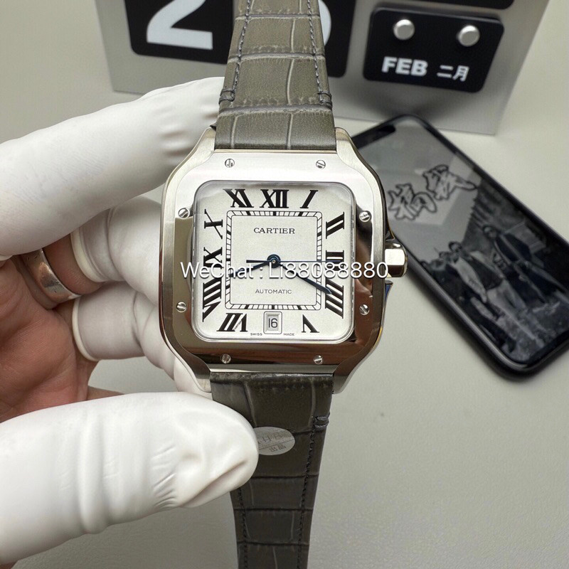 THB AF series Swiss การเคลื่อนไหวอัตโนมัติขนาด :39.8mm กระจกแซฟไฟร์นําเข้าสายหนังวัว QA7B