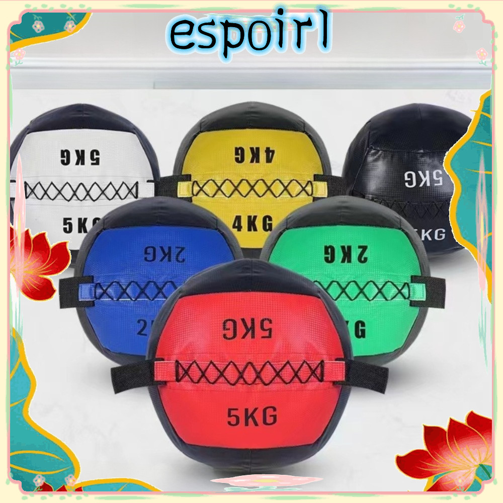 ESPOIR ลูกบอลนวดผ่อนคลายกล้ามเนื้อน้ำหนัก 2-5 KG สีสันสวยงาม สำหรับออกกำลังกายและเสริมสร้างสมดุลด้วย
