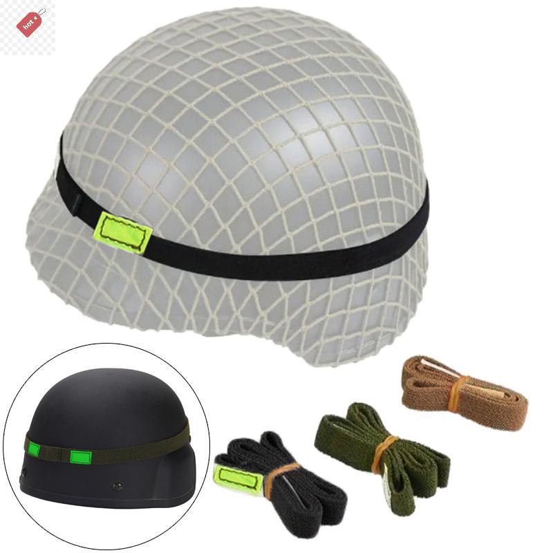 ALIK สายรัดหมวกนิรภัยสะท้อนแสง ยืดหยุ่น สำหรับหมวกกันน็อค MICH M88 กลางแจ้ง TH