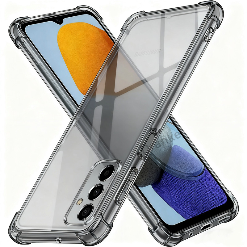 สําหรับ Samsung Galaxy A82 SM-A826S ยืดหยุ่นซิลิโคนเหลวใสกึ่งโปร่งใส Anti-Yellowing ฝาหลัง 4 มุมกรณี