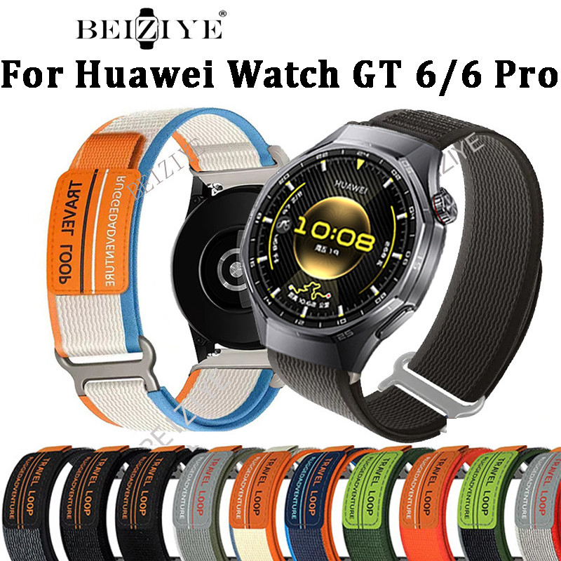 Trail Loop Sport Band สําหรับ Huawei นาฬิกา GT 6 Pro 46 มม.สายไนลอนสําหรับนาฬิกา Huawei GT 6 46 มม.สร้อยข้อมือ Watchband