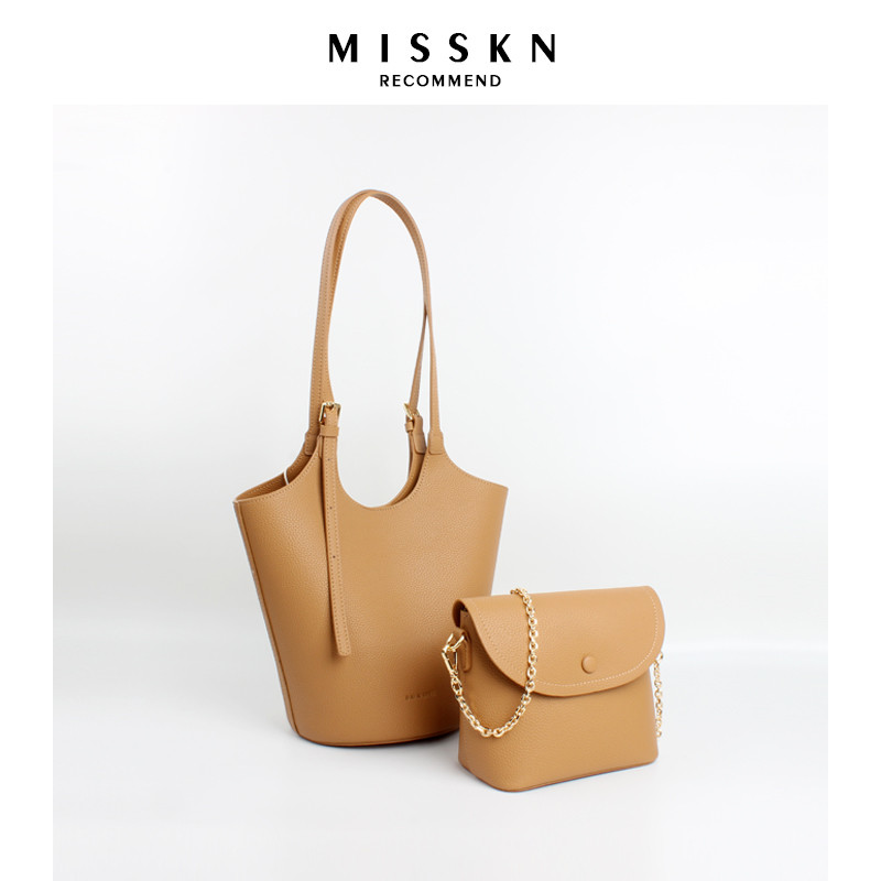 Liya กระเป๋า tote หนังวัวนุ่ม สไตล์แฟชั่นสำหรับแม่และลูกสาว