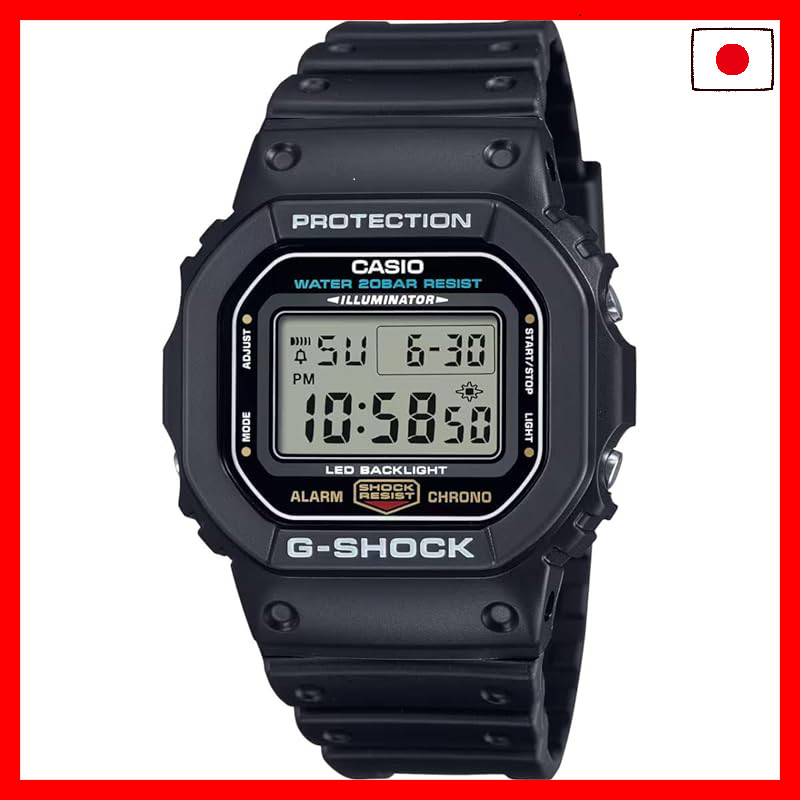 [Direct from Japan]
【CASIO】G-SHOCK - (DW-5600UE-1) - Black