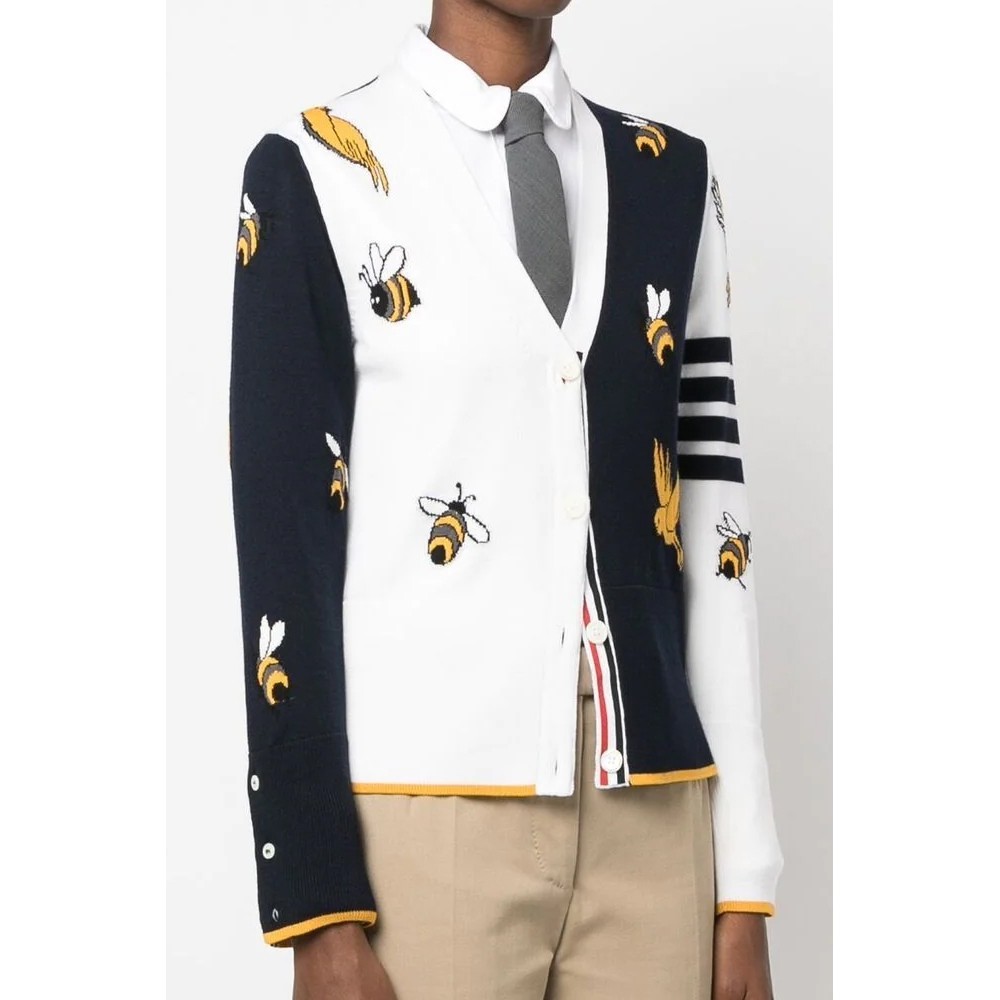 เสื้อคาร์ดิแกนถัก Tom Browne สำหรับผู้หญิง FKC494