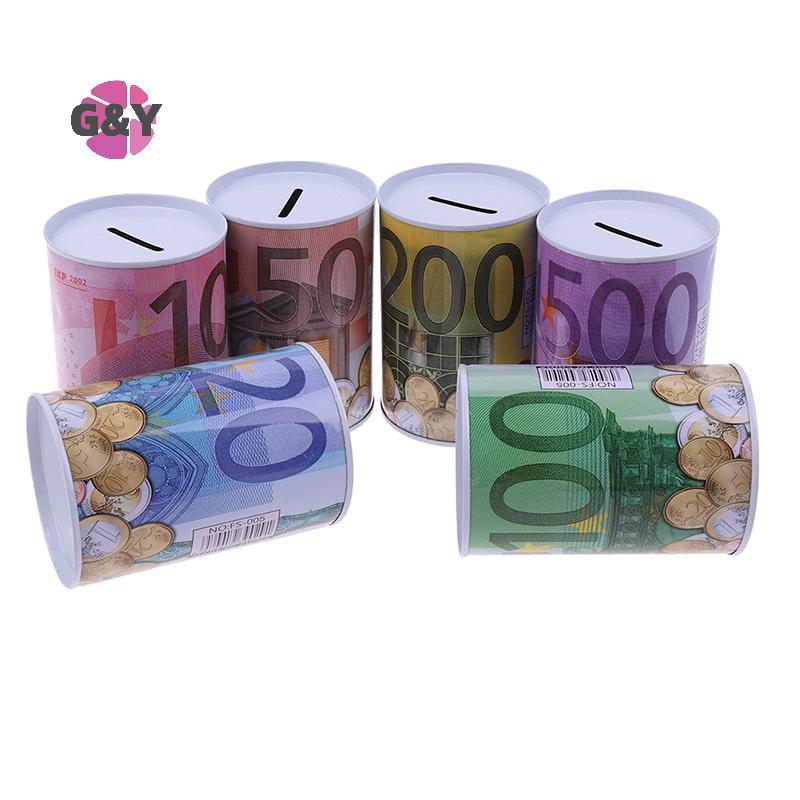 G&Y Euro Dollar Piggy Bank ปลอดภัยสำหรับเก็บเหรียญ