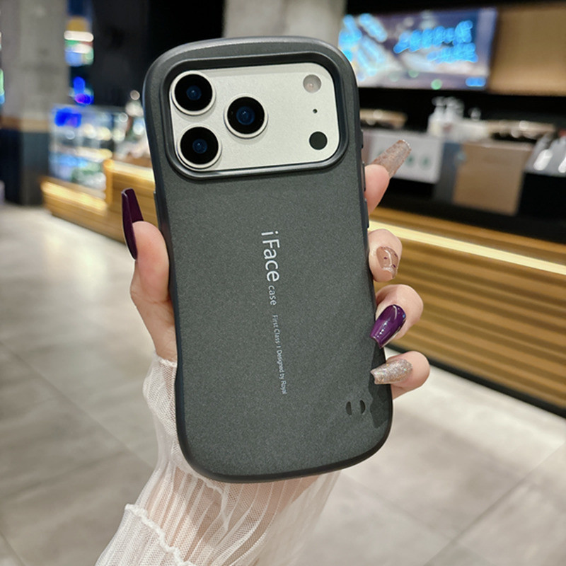 แฟชั่น Frosted iFace Case สําหรับ iPhone 17 Pro Max 12 13 14 15 16 Pro Max ซิลิโคนเคสกันกระแทกป้องกั