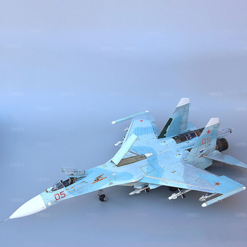 Henghui Model Great Wall L4824 1/48 Su-27S Guard B Fighter ประกอบเครื่องบินรุ่น