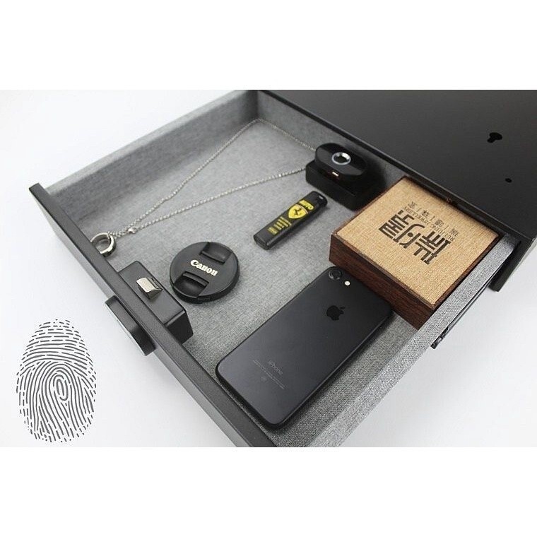Fingerprint Drawer Safe Box Household Wardrobe Hidden Safe Password Lock Invisible Safebox Free Ship