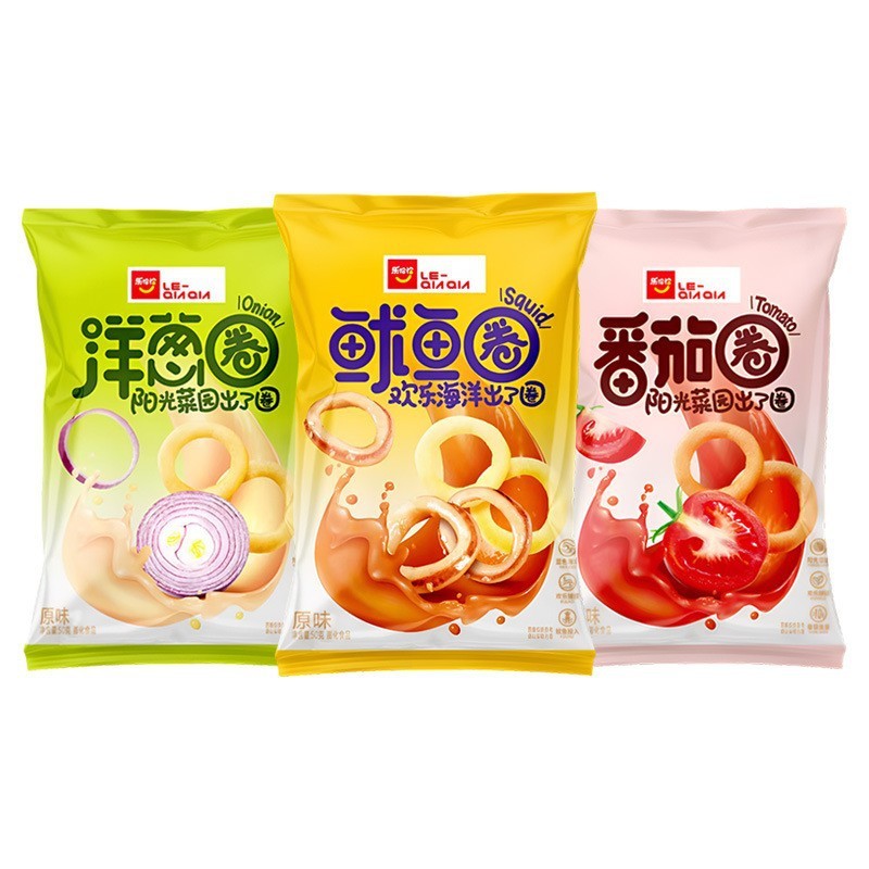Le Cha Cha Cha Onion Ring เกมปลาหมึกแหวนมะเขือเทศขนมพองกรอบไล่ละครบรรเทาตะกละขนมสบายๆ 25.10.30