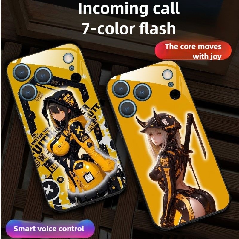 Huawei Pura 70 P60 P50 P40 P30 Lite Nova 12i 12 11 10 9 SE 8i 7i Pro Ultra 4G 5G Anime Girl Glow Pho