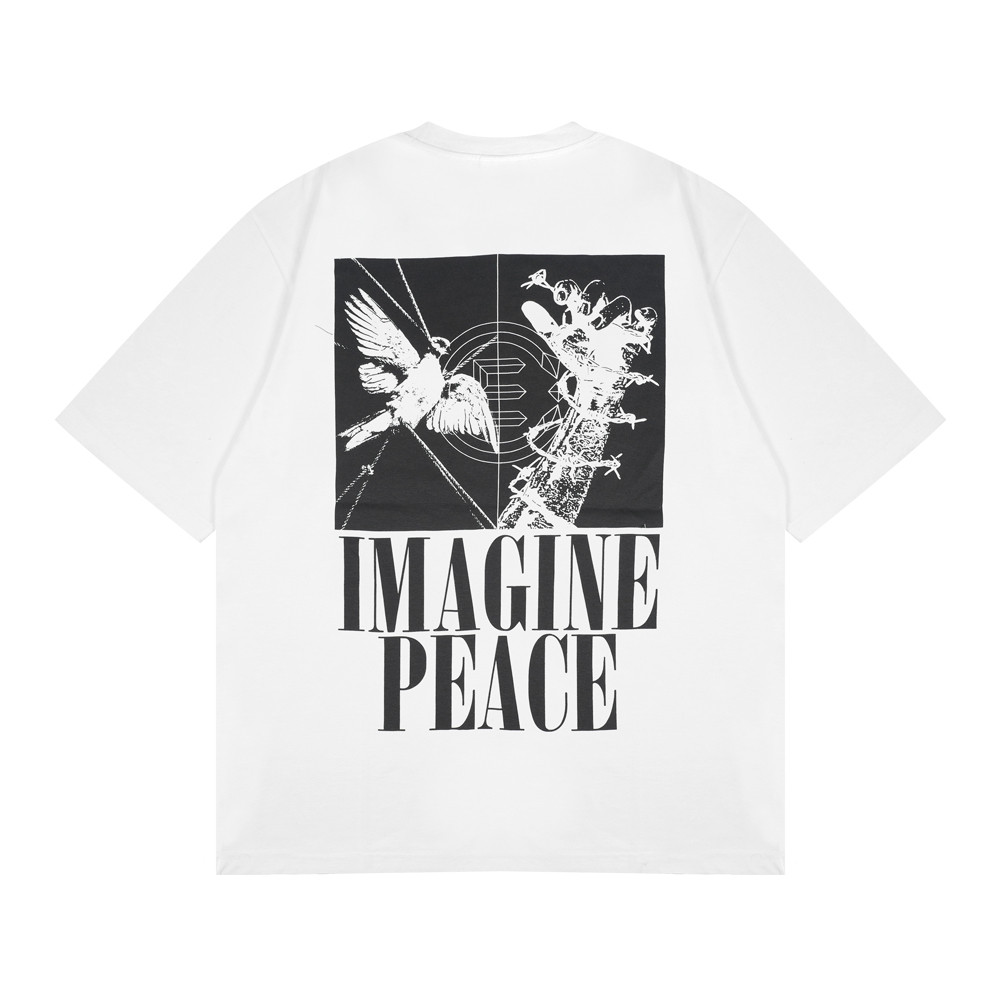 EVIL TSHIRT BOXY - IMAGINE H25 สีขาว