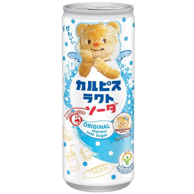 คาลพิสแลคโตะโซดาเครื่องดื่มอัดลมรสนมเปรี้ยว 245มล. Calpis Lacto Original 245Ml [หมายเลขบาร์โค้ด 8851123238007 ]