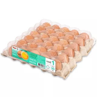 ท็อปส์ไข่ไก่สดปลอดสารเบอร์1 แพค 30ฟอง Tops Fresh Hen Eggs No.1 Pack 30pcs. [หมายเลขบาร์โค้ด 8853474081233 ]