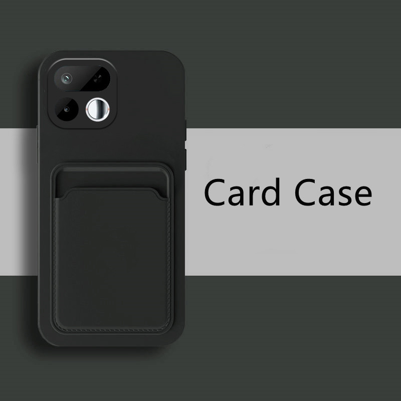 เคสโทรศัพท์ Realme 16T 5G Soft Card Holder Slot Silicone Wallet Back cover Realme 16T case