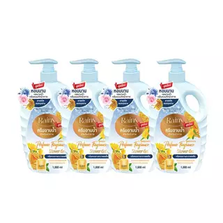 【4pcs】Rainy ครีมอาบน้ำ เจลอาบน้ำตัวหอม 4*1L ครีมอาบน้ำตัวหอม สบู่น้ำหอม เจลอาบน้ำกลิ่นหอม หอมติดทนนาน Body Wash