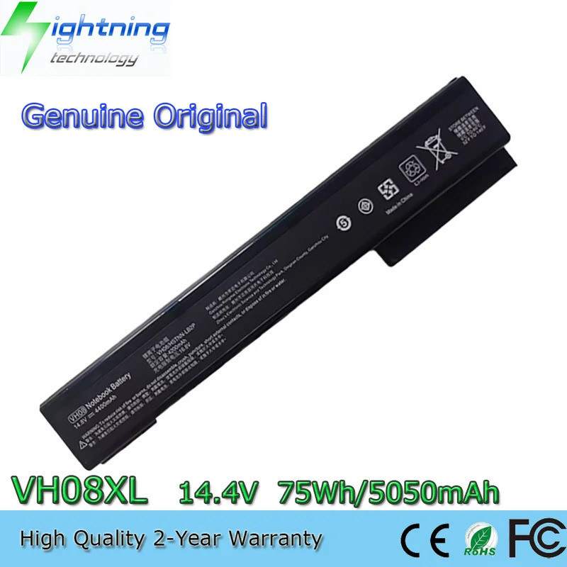 VH08XL VH08 HSTNN-LB2Q 14.4V 75Wh แบตเตอรี่แล็ปท็อปสําหรับ HP EliteBook 8560w 8570w 8760w 8770w