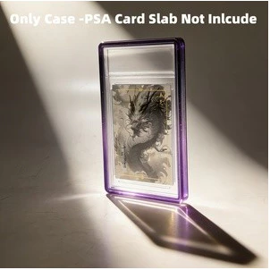 COD PSA/CGC Graded Cards Protector เคสแม่เหล็กอลูมิเนียมสําหรับ PSA Slats กรอบแม่เหล็ก UV Protection Slab Protection
