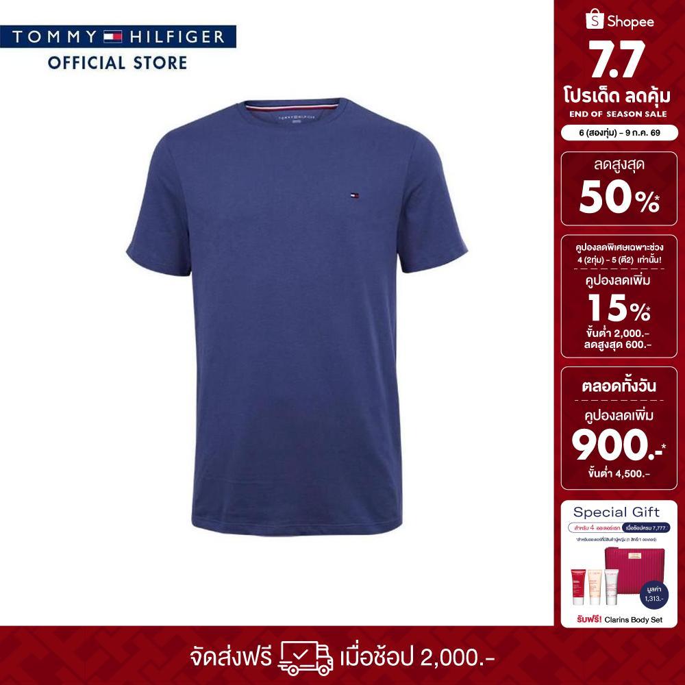 [Special Collection] Tommy Hilfiger เสื้อยืด ผู้ชาย รุ่น 78JA561 C9T - สีน้ำเงิน