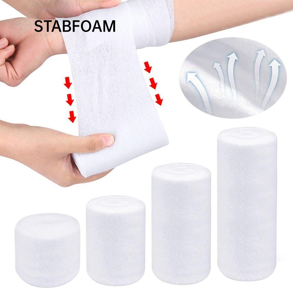 STABFOAM Undercast Padding Roll, Breathable Absorbent Cast Padding Wrap, Cotton Soft Gauze Roll