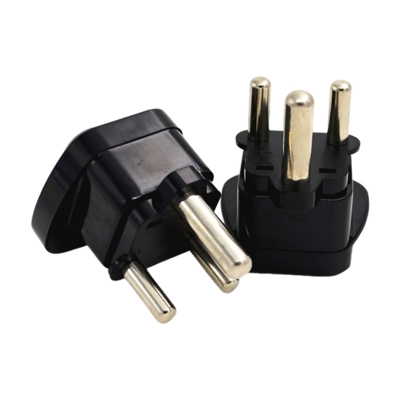 RUN 3 รอบ Pin South Africa Outlet Power Adapters 2 แพ็คสําหรับการเดินทางทุกวัน