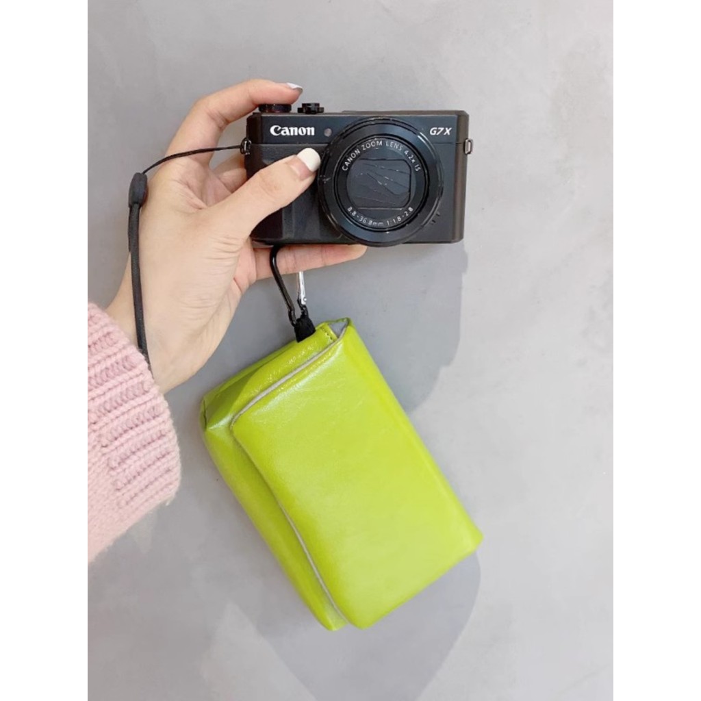 เหมาะสําหรับกระเป๋ากล้อง Sony ZV1 Canon G7X2GX73 เคสกล้อง CCD การ์ดกระเป๋ากล้องเคสป้องกันแบบพกพา