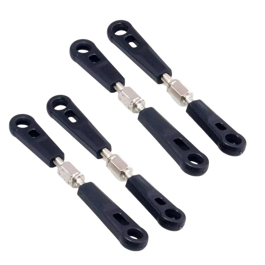4PCS HSP 06016 พวงมาลัย Link ด้านหน้า/ด้านหลัง Upper Link สําหรับ 1/10 RC รถ 94105/94106/94166/94155