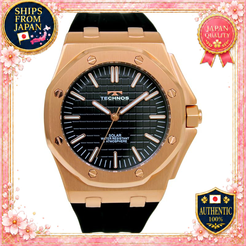 TECHNOS Solar Watch 100th  Model T9C35PB